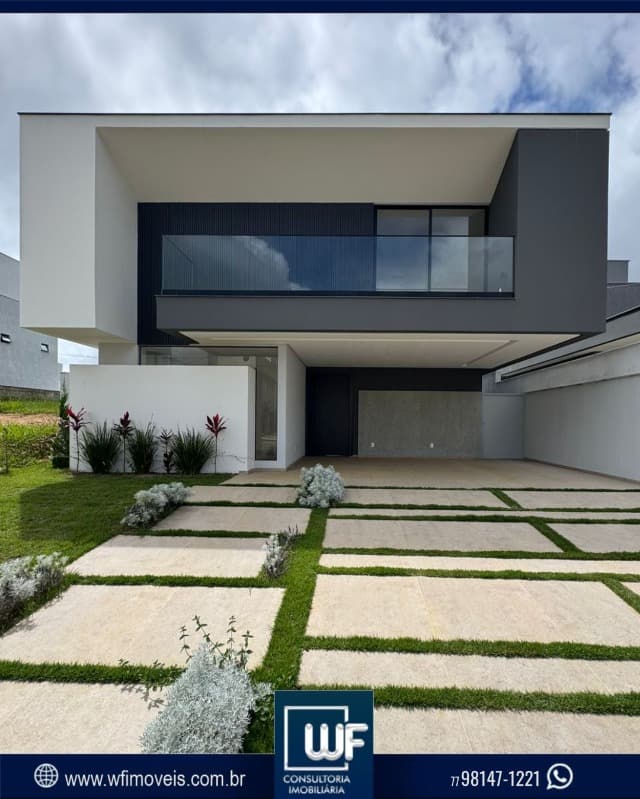 Casas alto padrão, contemporânea com piscina aquecida no condomínio CASA em UNIVERSIDADE TERRAS ALPHAVILLE, VITÓRIA DA CONQUISTA em Vitória da Conquista.
