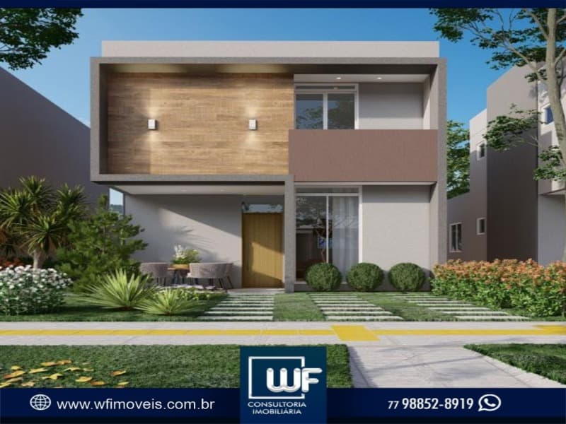 Casas alto padrão, contemporânea com piscina aquecida no condomínio CASA em PRIMAVERA, VITÓRIA DA CONQUISTA em Vitória da Conquista.