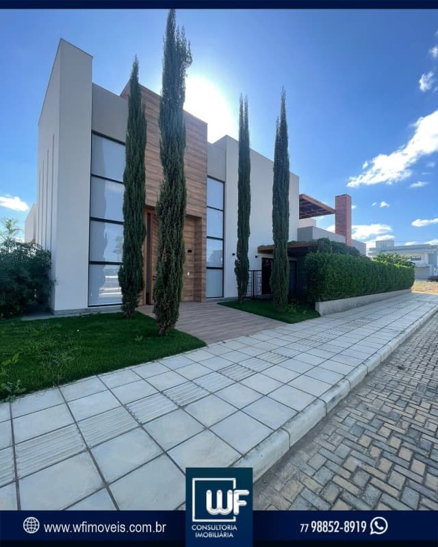 Casas alto padrão, contemporânea com piscina aquecida no condomínio CASA em BOA VISTA, VITÓRIA DA CONQUISTA em Vitória da Conquista.