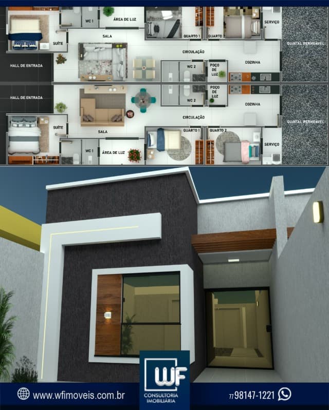 Vista detalhada 2 de CASA em Conveima 1, VITÓRIA DA CONQUISTA